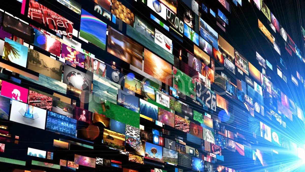 Много каналов на телевизоре