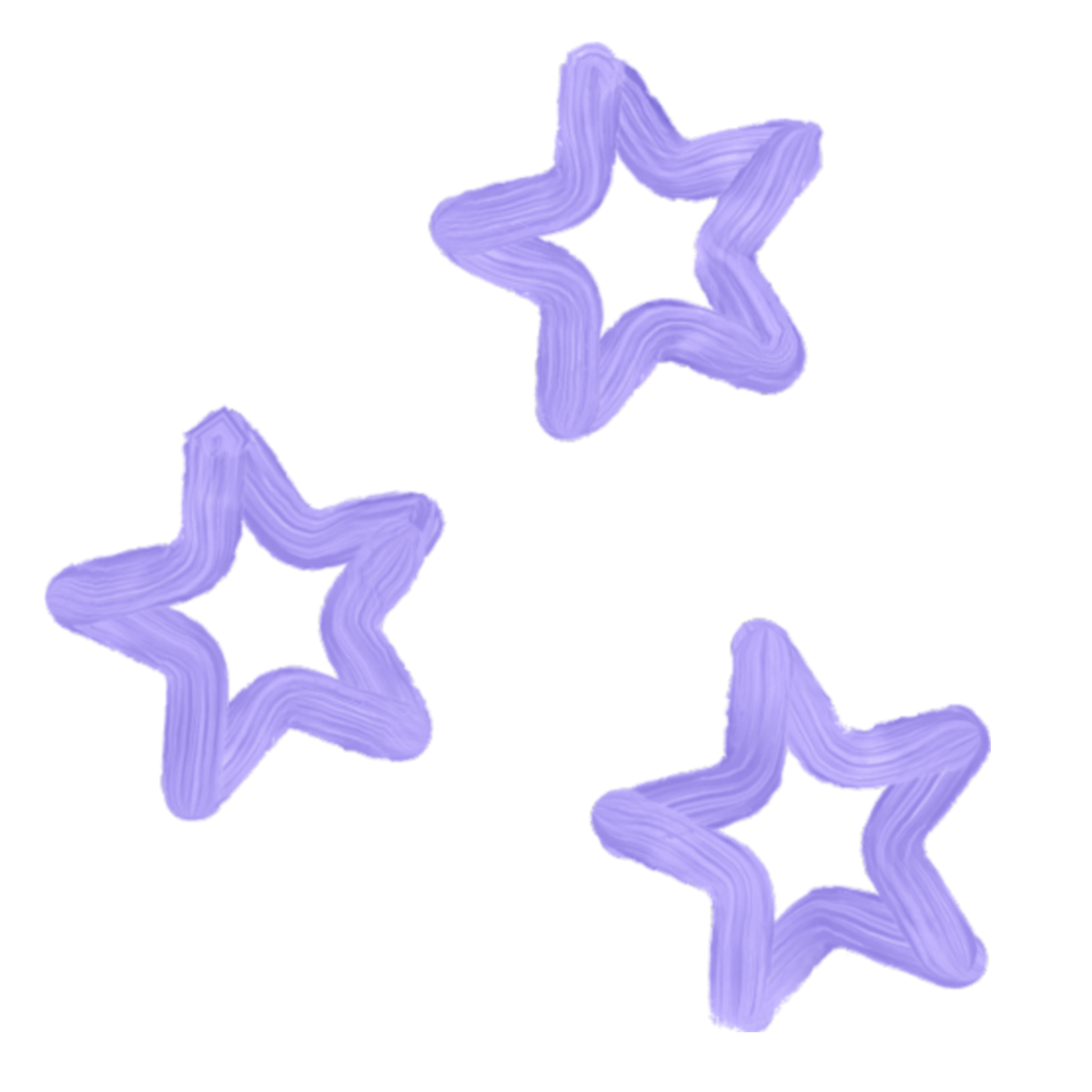 Звездочка красками