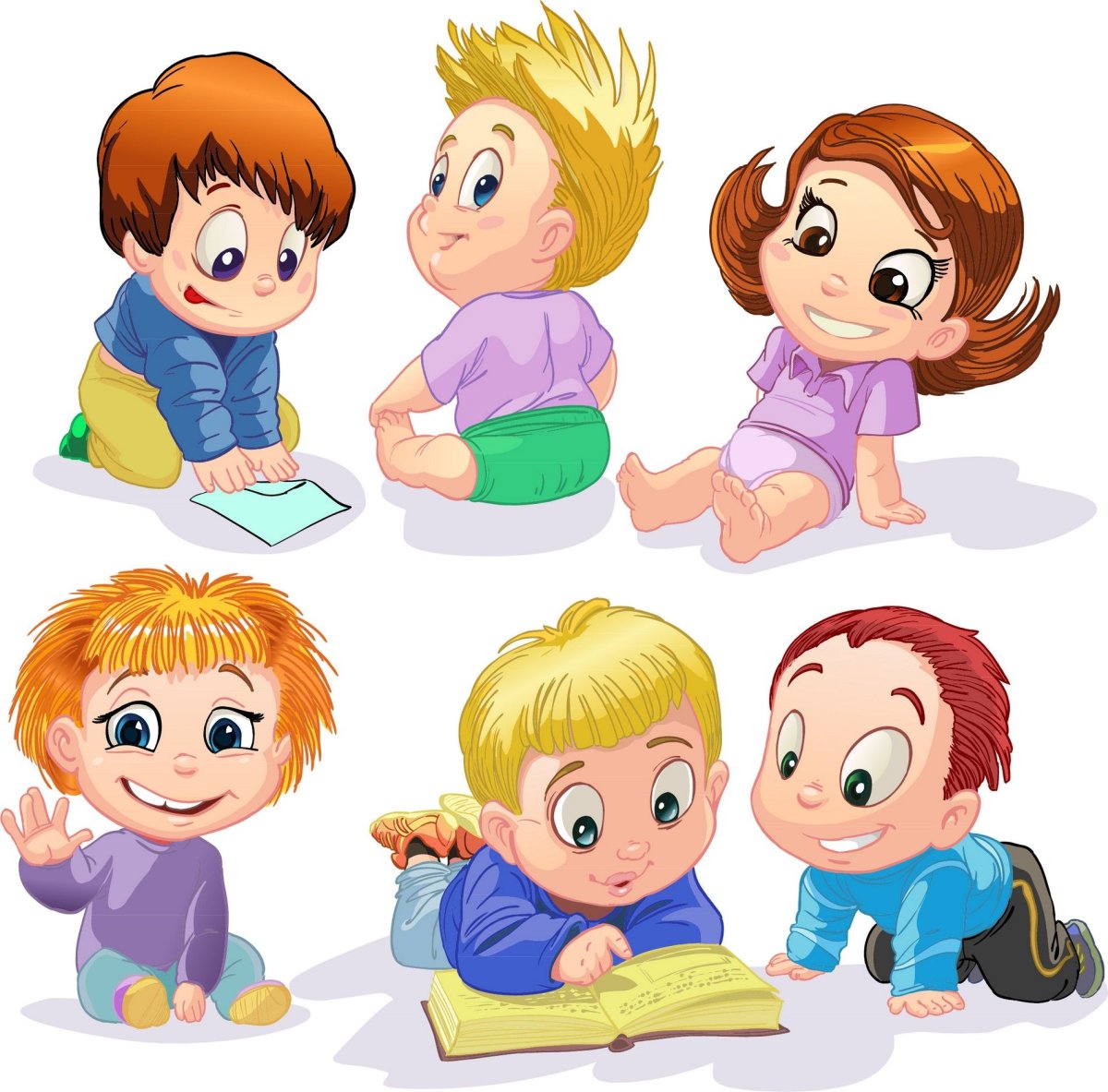 Мультяшные детишки