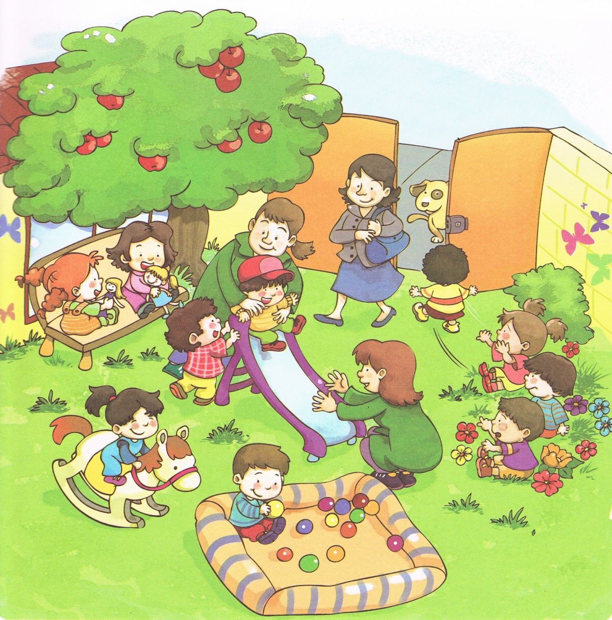 Kindergarten иллюстрация