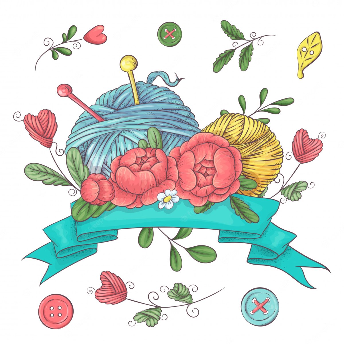 Логотип для вязального аккаунта