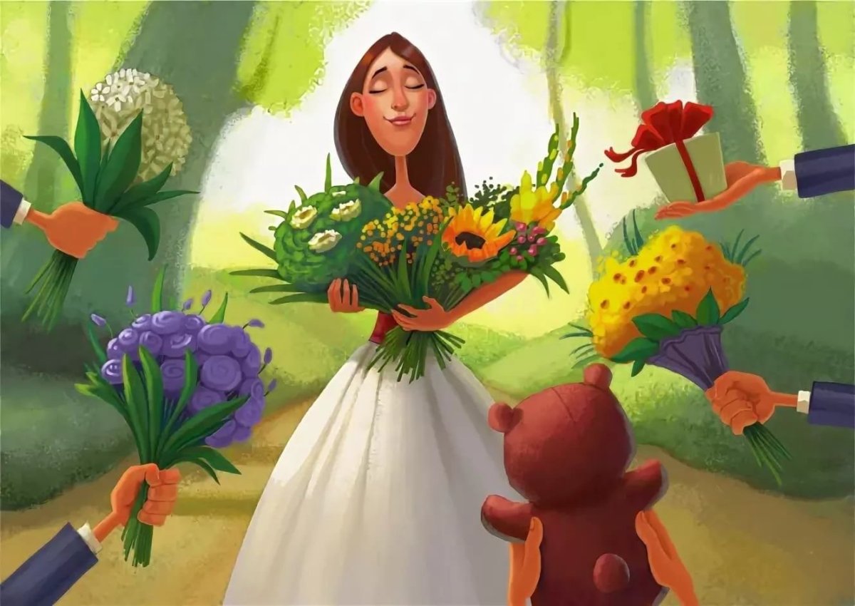 Креативные открытки с 8 марта