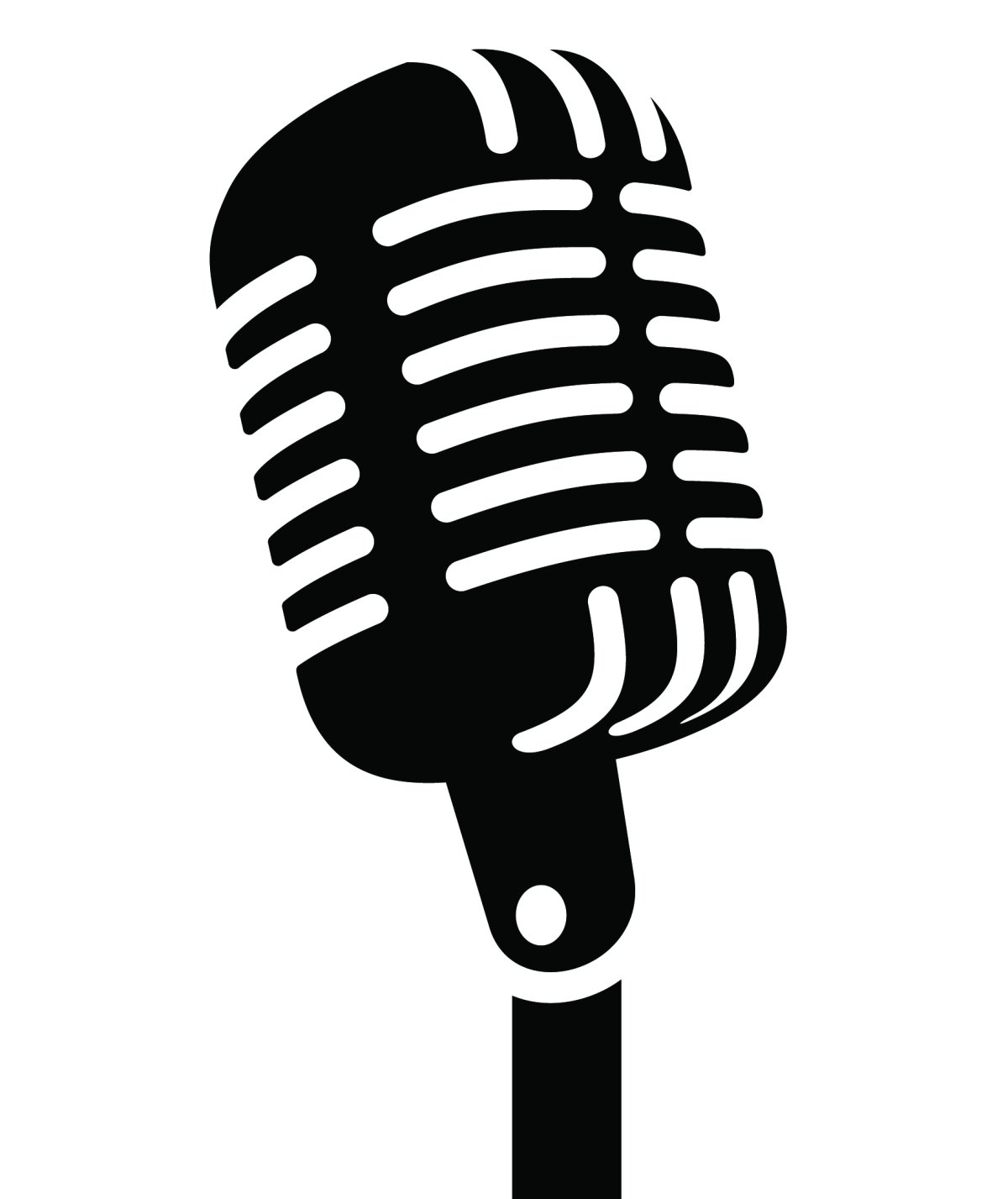 Микрофон на прозрачном фоне