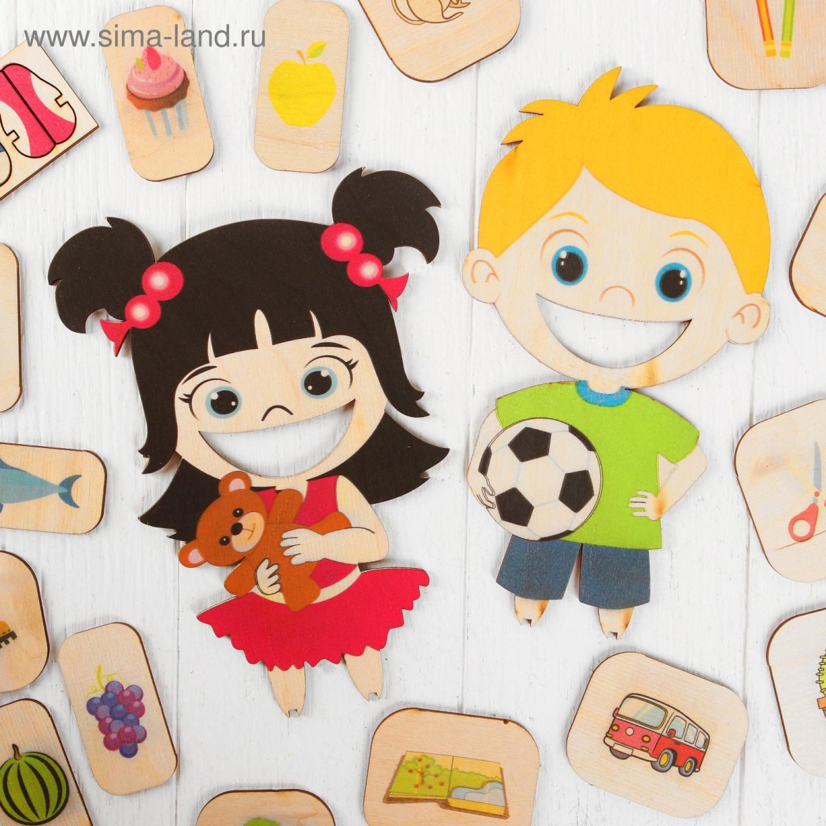 Кубики Краснокамская игрушка съедобное-несъедобное