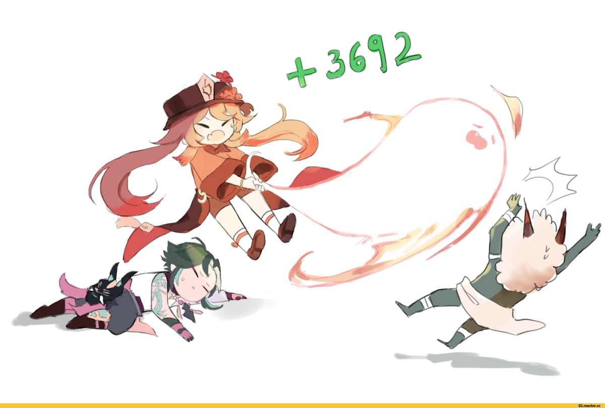 Геншин Импакт ху Тао и Сяо