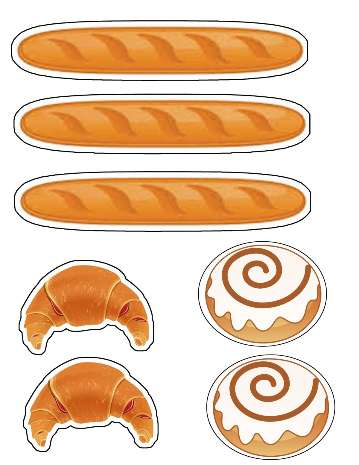 Пирожок рисунок