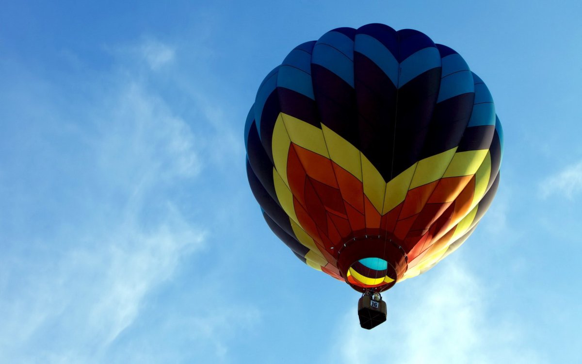 Люди на воздушном шаре