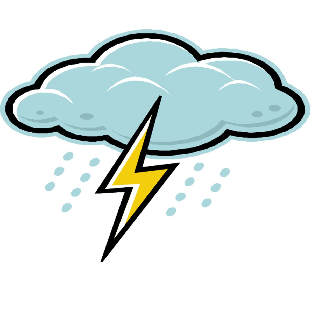 Молнии мультяшные