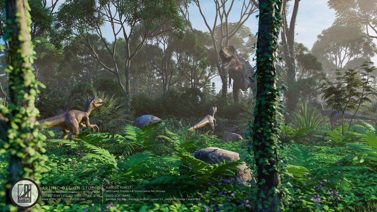 Джунгли мир Юрского периода