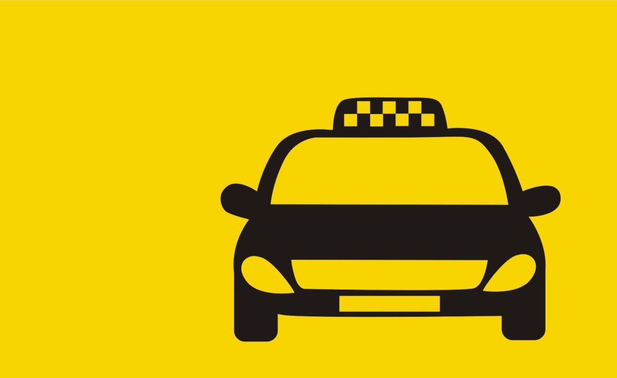 Визитка такси машина