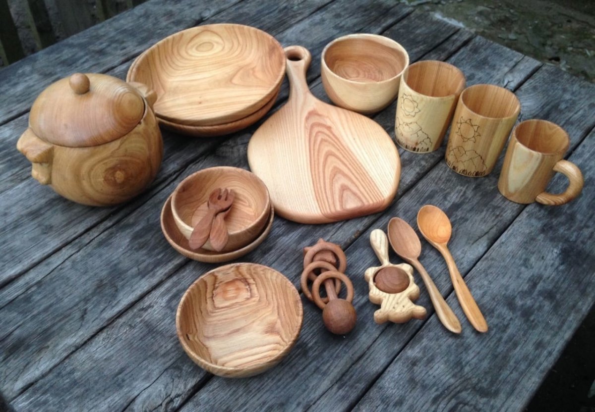Посуда из дерева