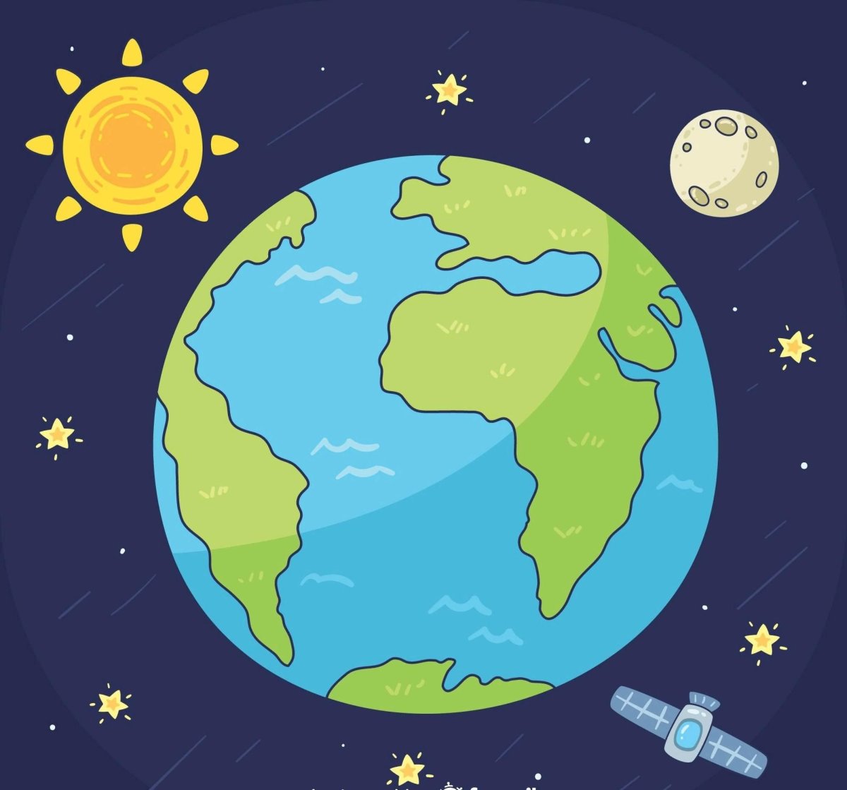 Космос рисунок