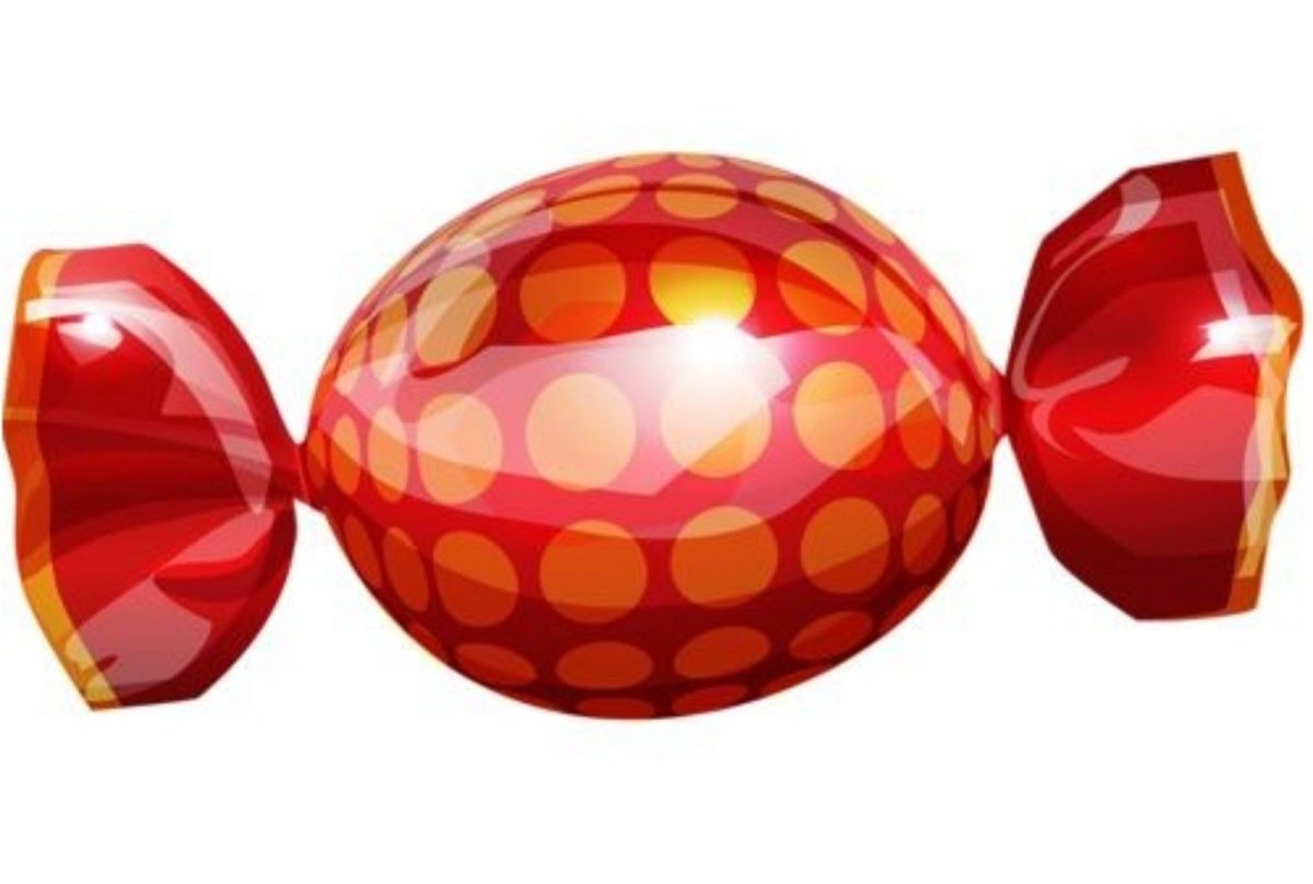 Конфетка мультяшная