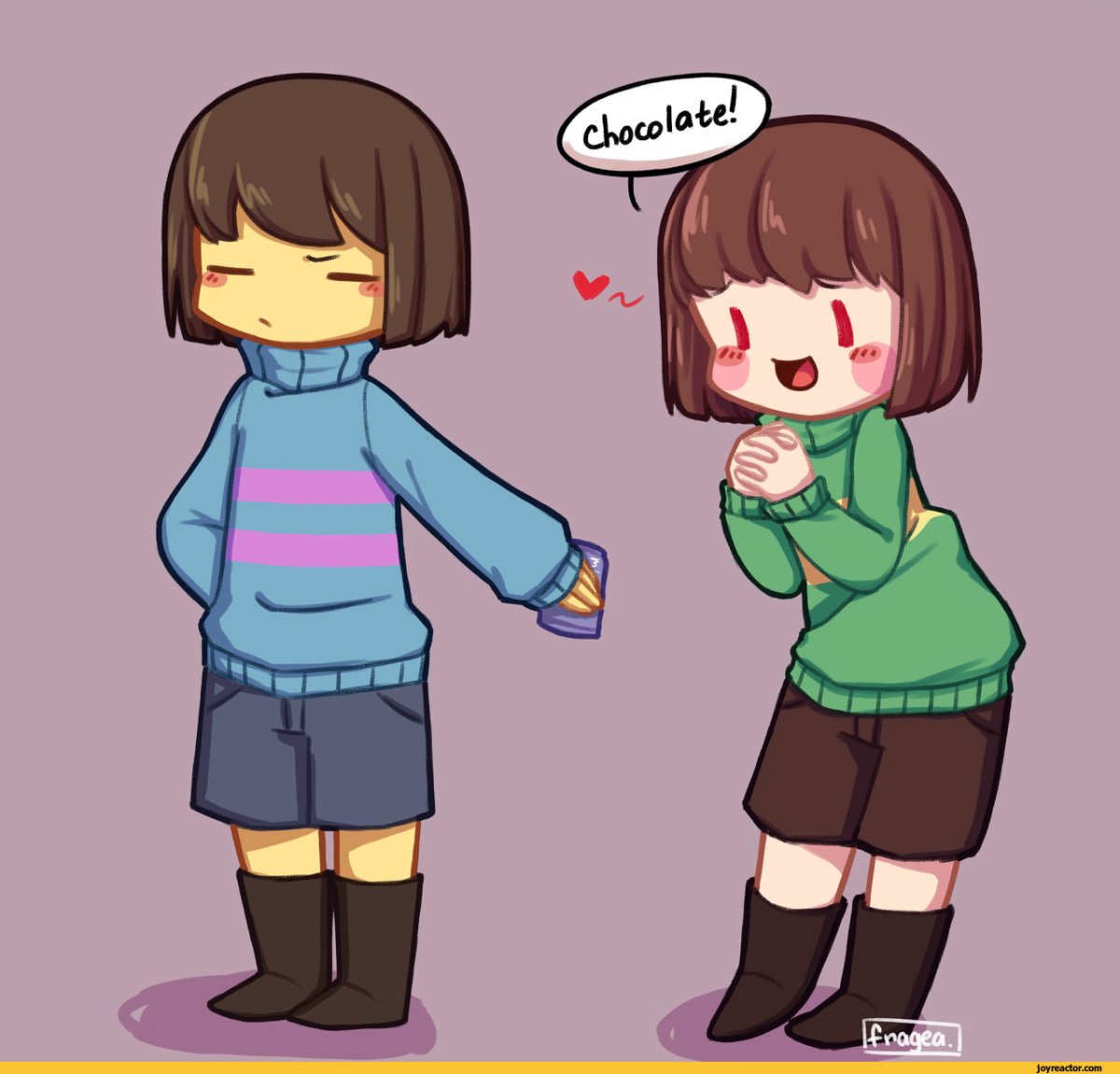 Крис Фриск и Чара семья