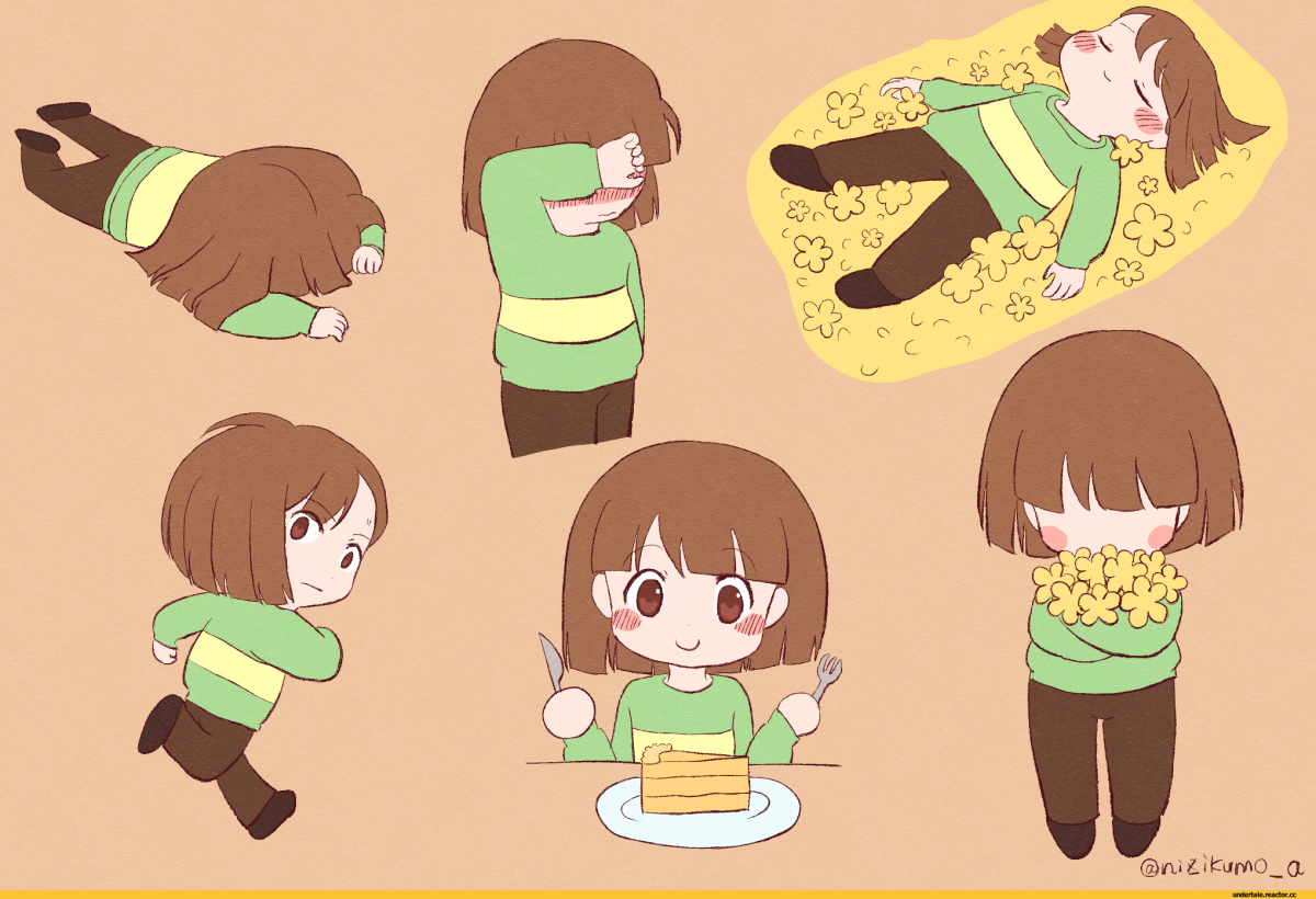 Позы Чара Фриск