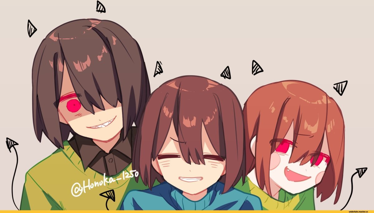 Undertale Чара Фриск и Крис