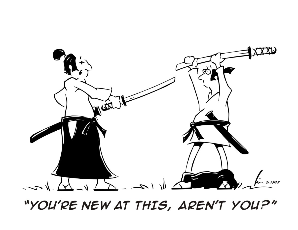 Карикатуры айкидо