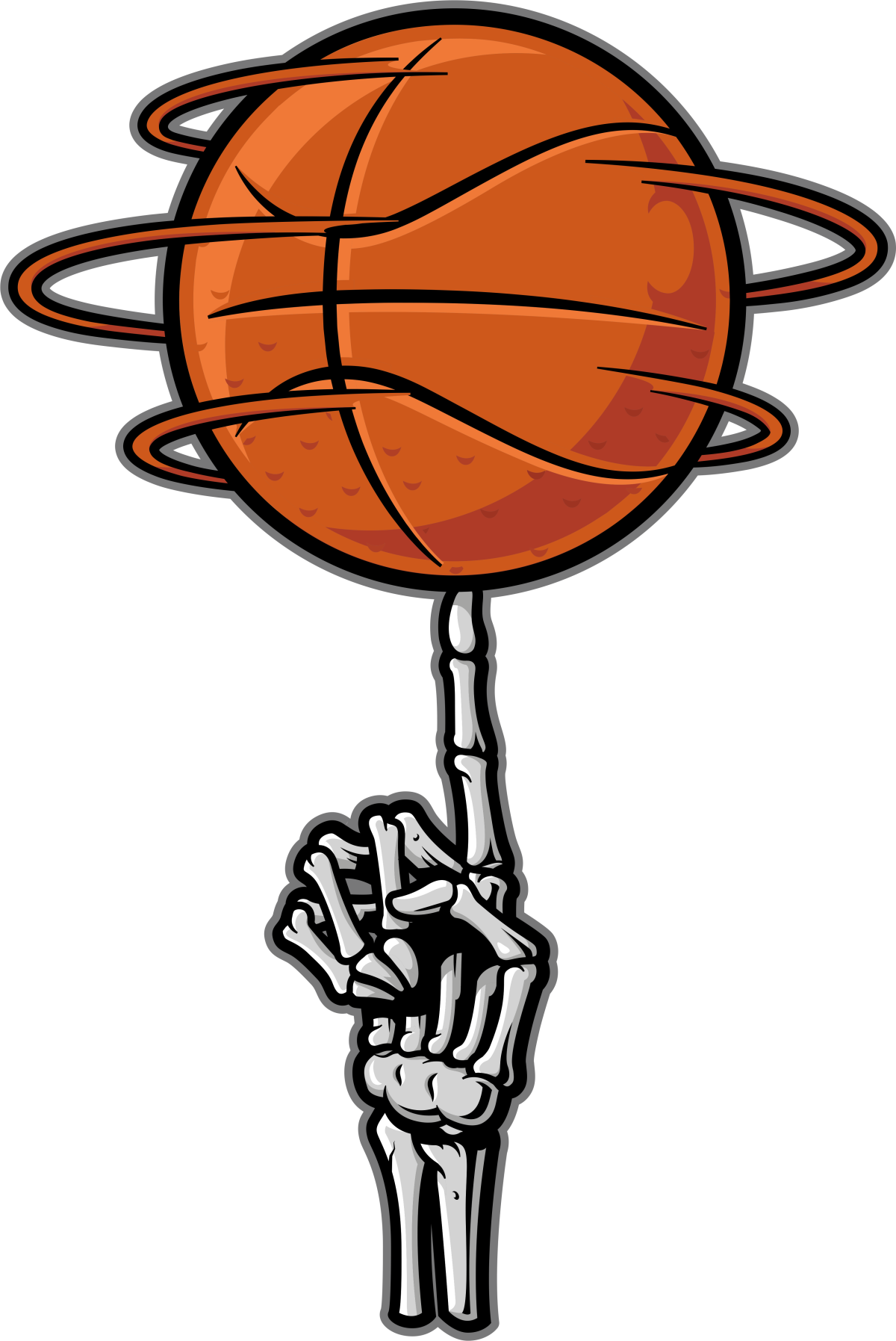 Баскетбольный мяч рисовать