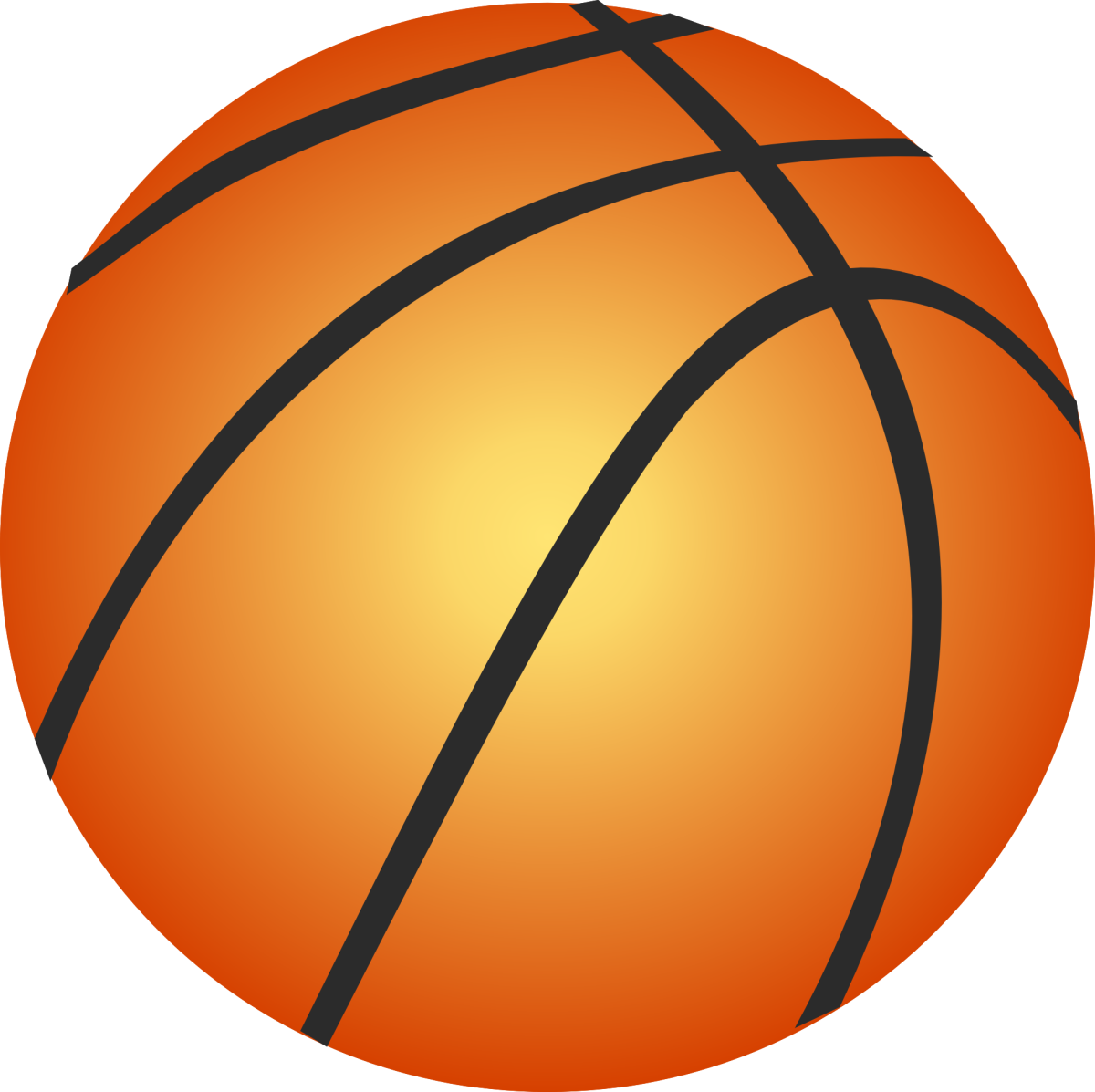Баскетбольный мяч вектор
