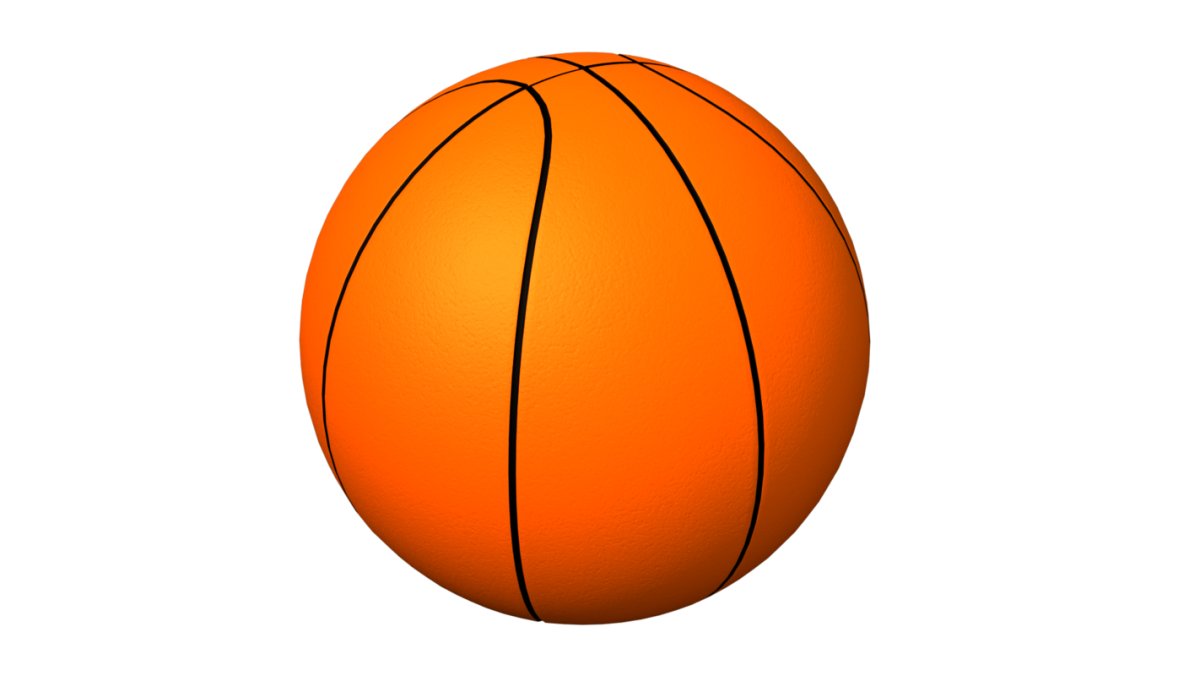 Мячик на белом фоне