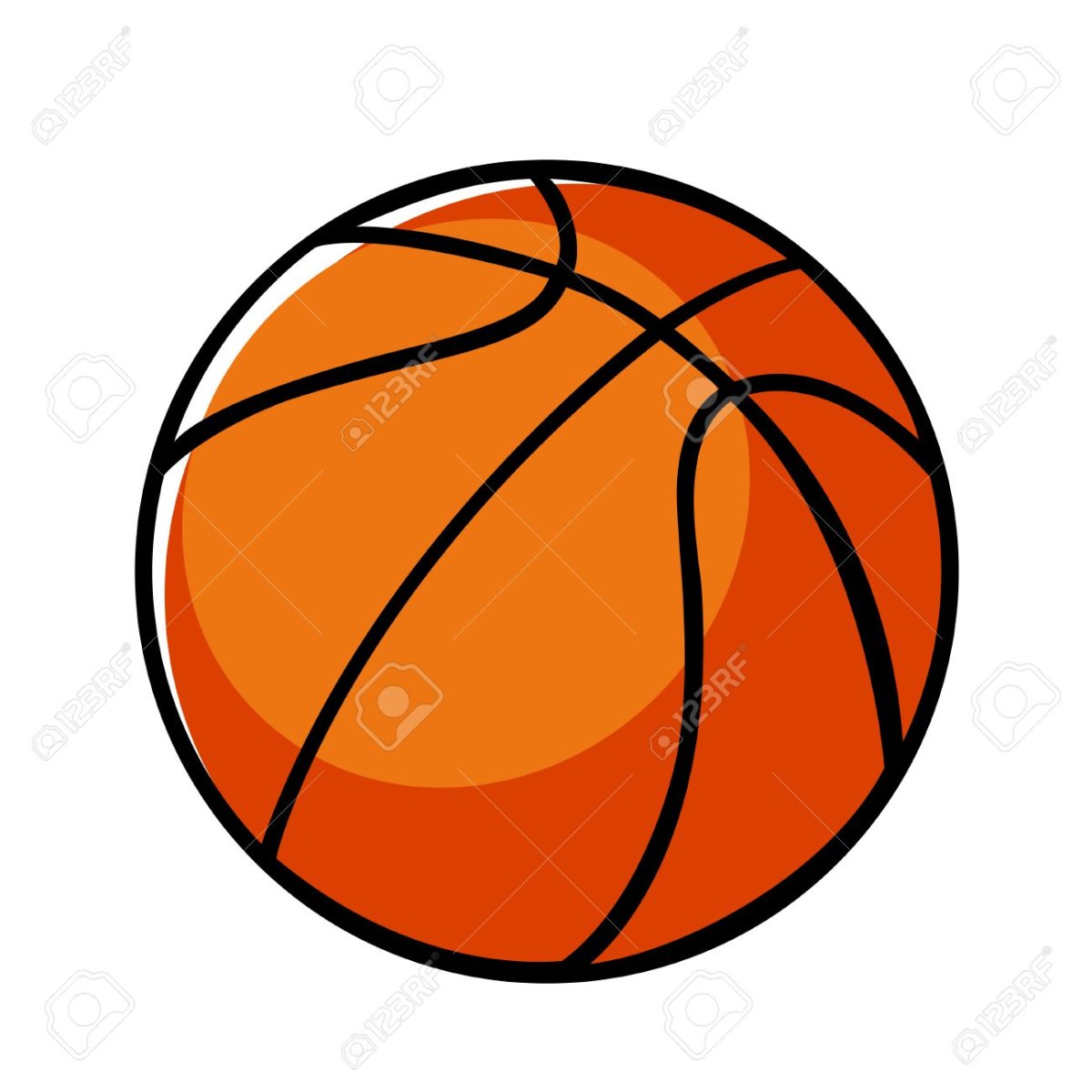 Мяч баскетбольный рисунок профессиональный
