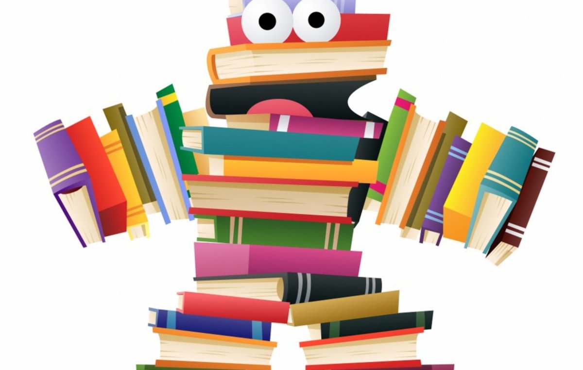 Стопка детских книг