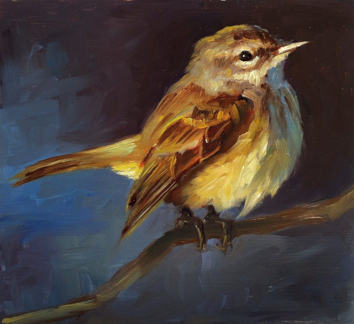 Академический jivopis птицы