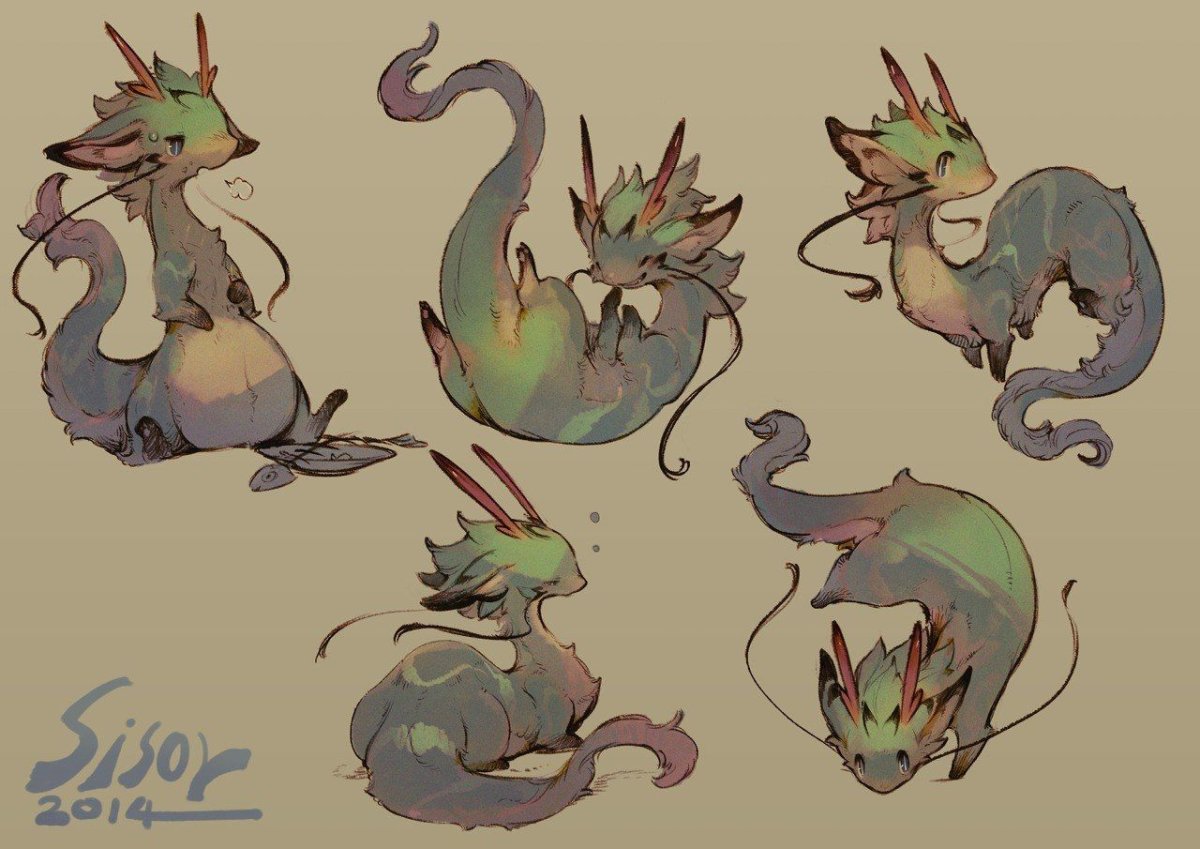 Референсы существ