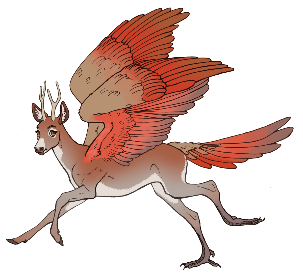 Перитон олень