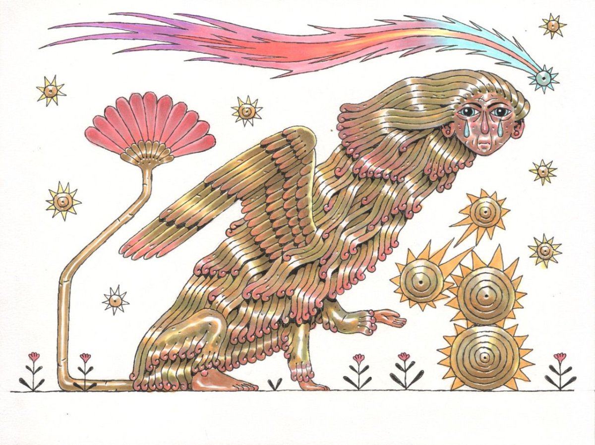 Узоры на персонажах мифологии