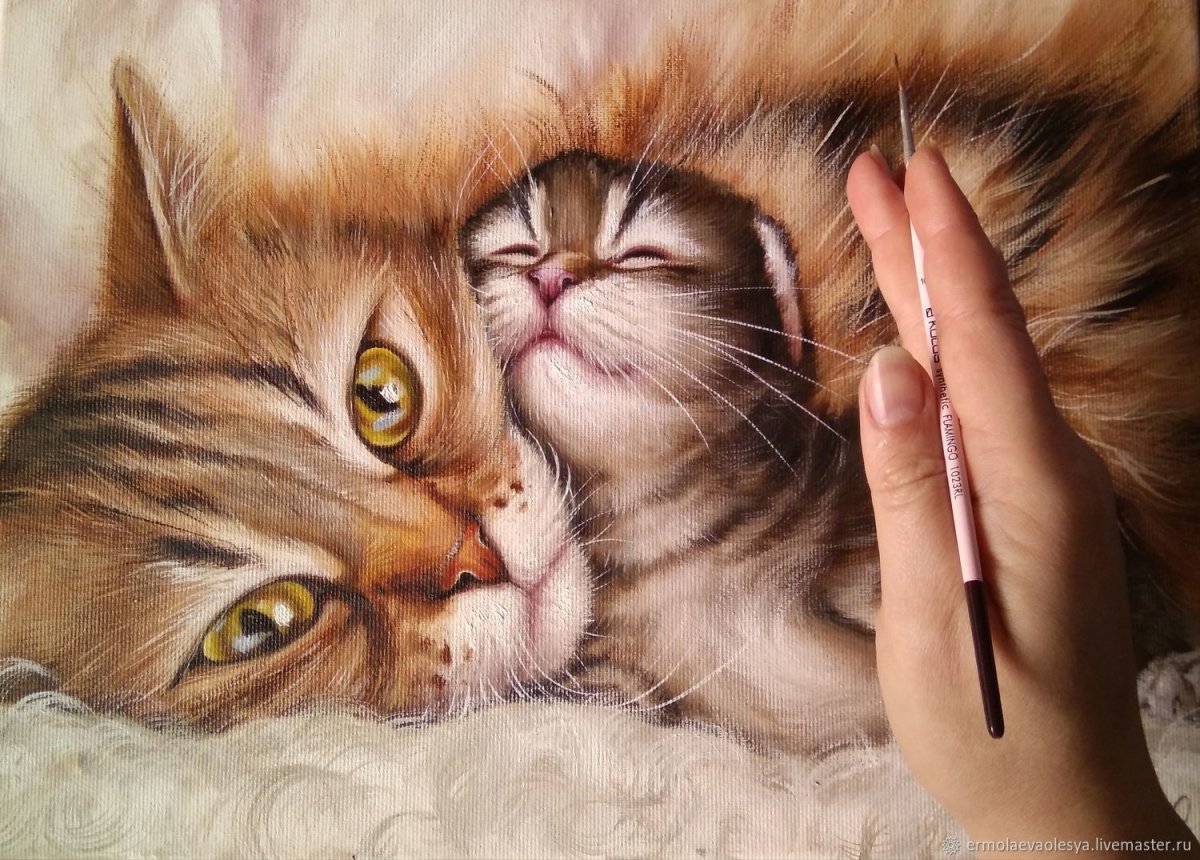 Художник Ермолаева Олеся кошки