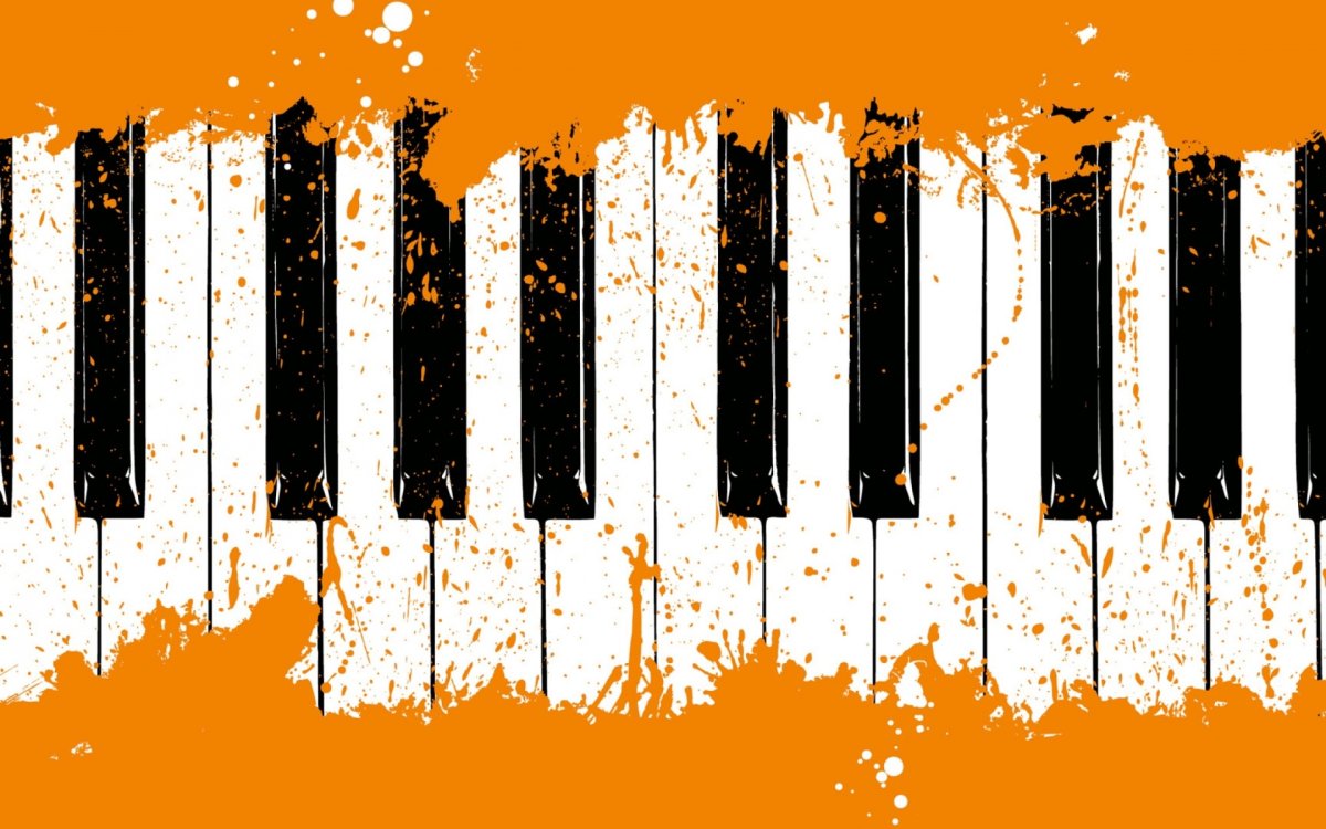 Клавиатура фортепиано фон