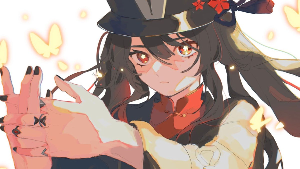 Хутао Геншин арт