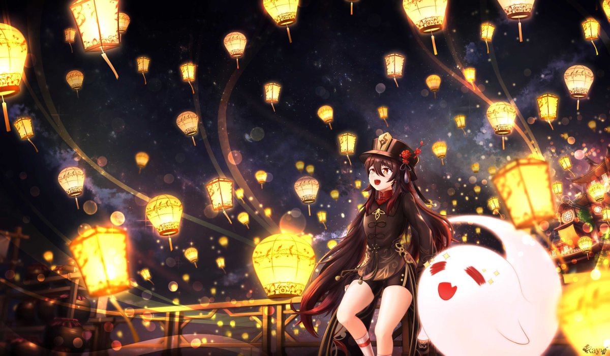 Ху Тао Геншин арт