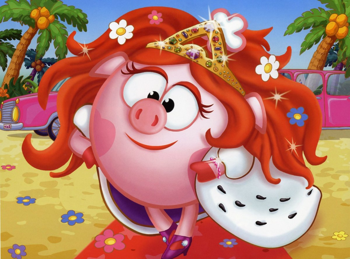 Нюша спорт Смешарики