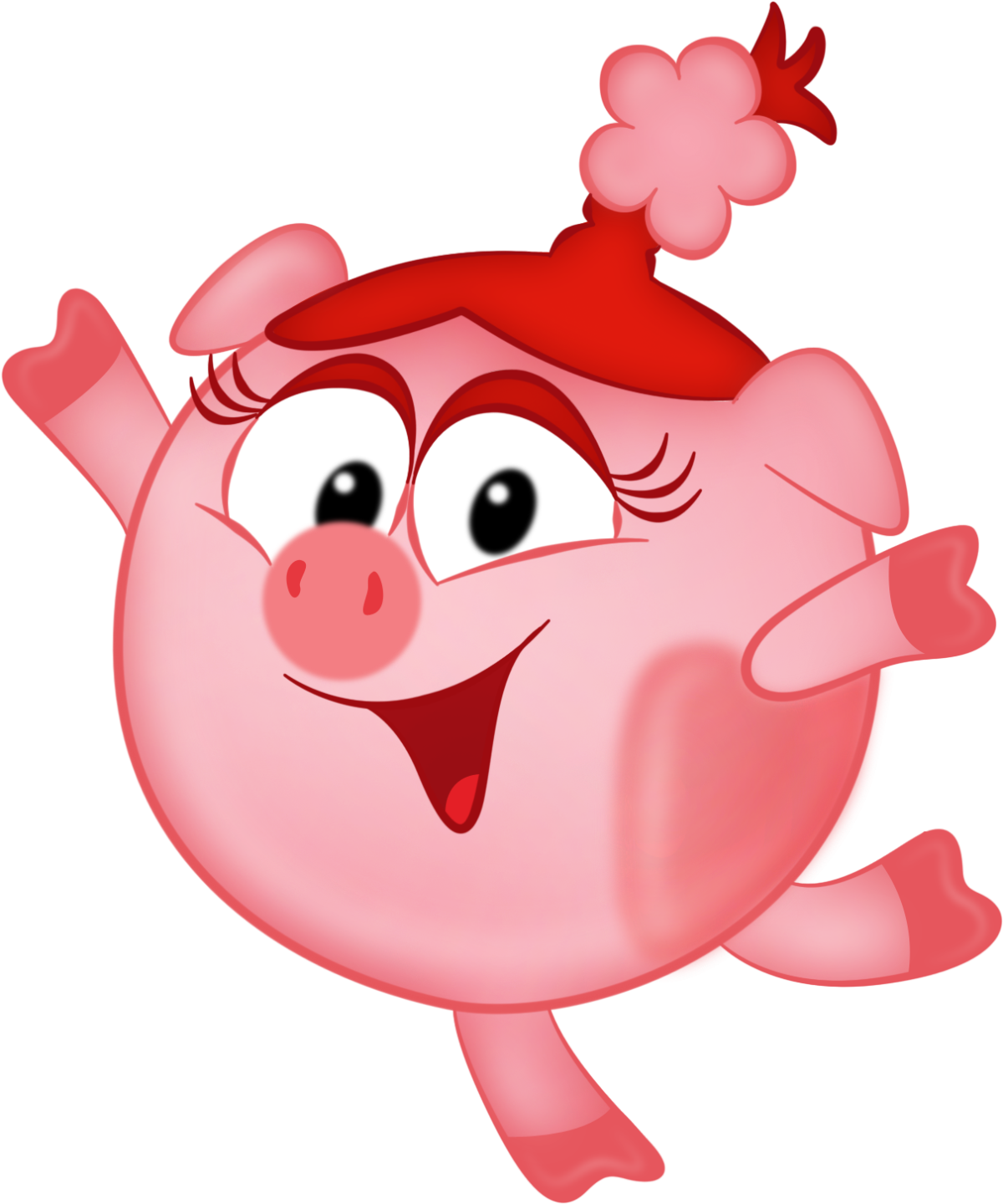 Нюша из смешариков картинки