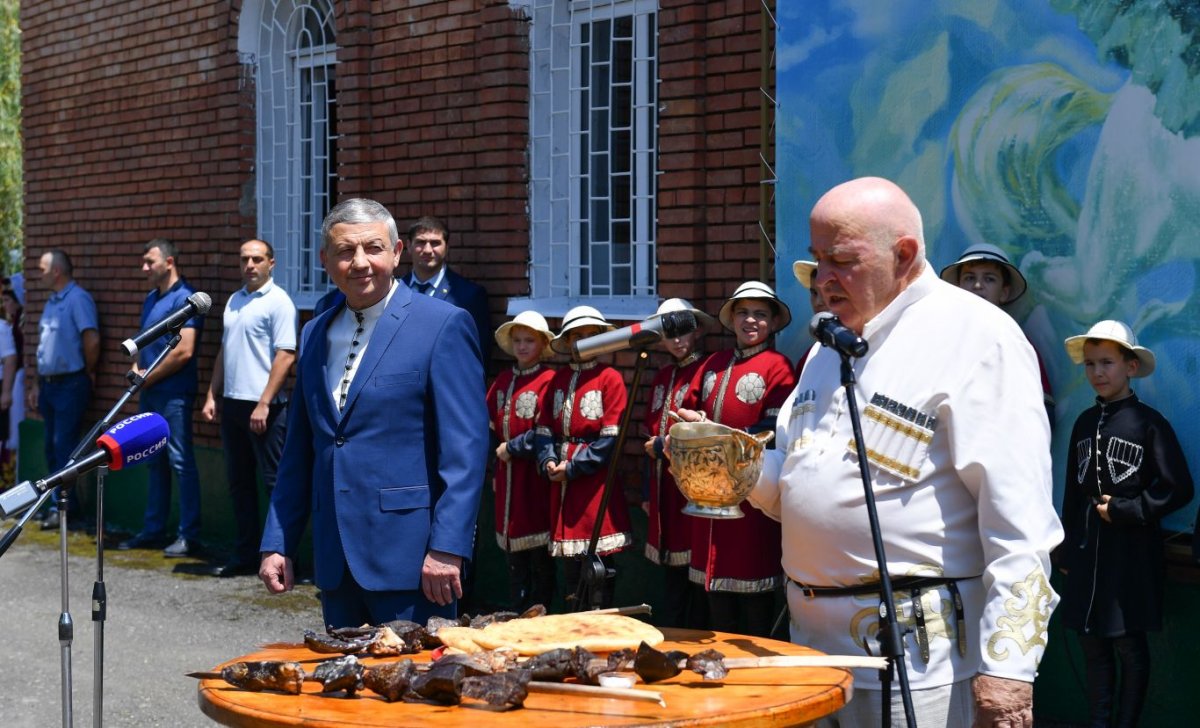 Владикавказ Георгий Победоносец в скале