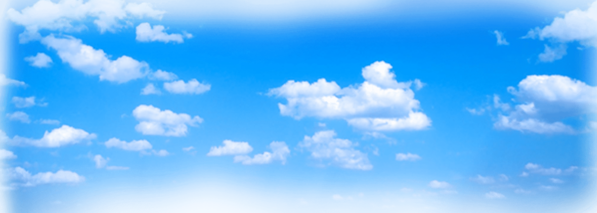 Светло голубое небо