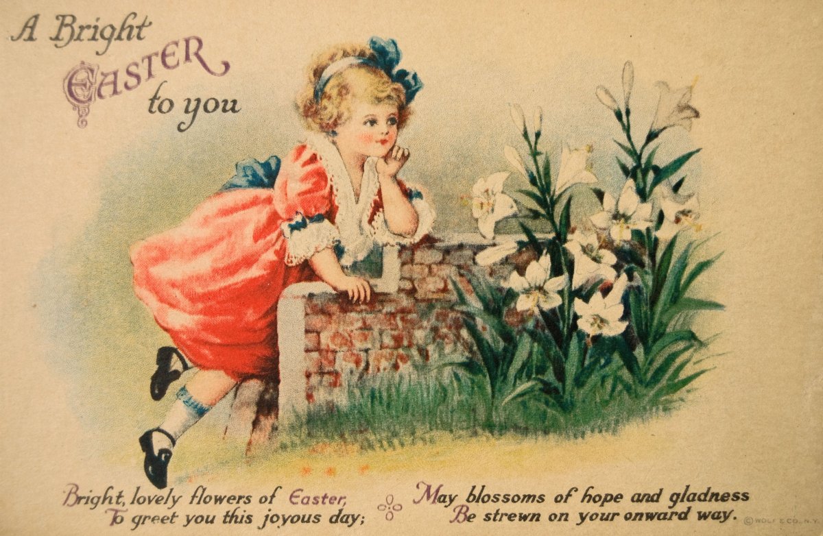 Пасхальная открытка на английском