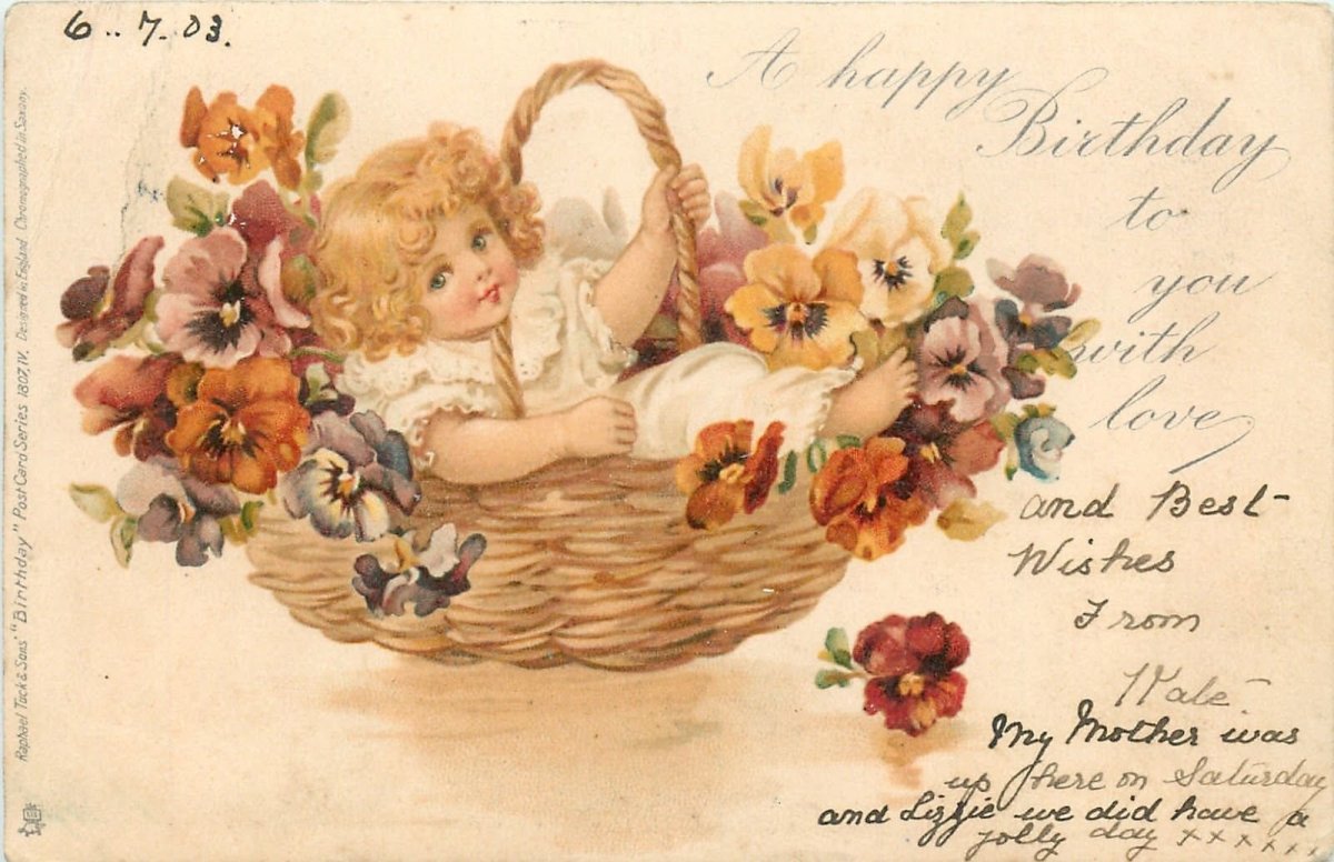 Винтажные открытки на др