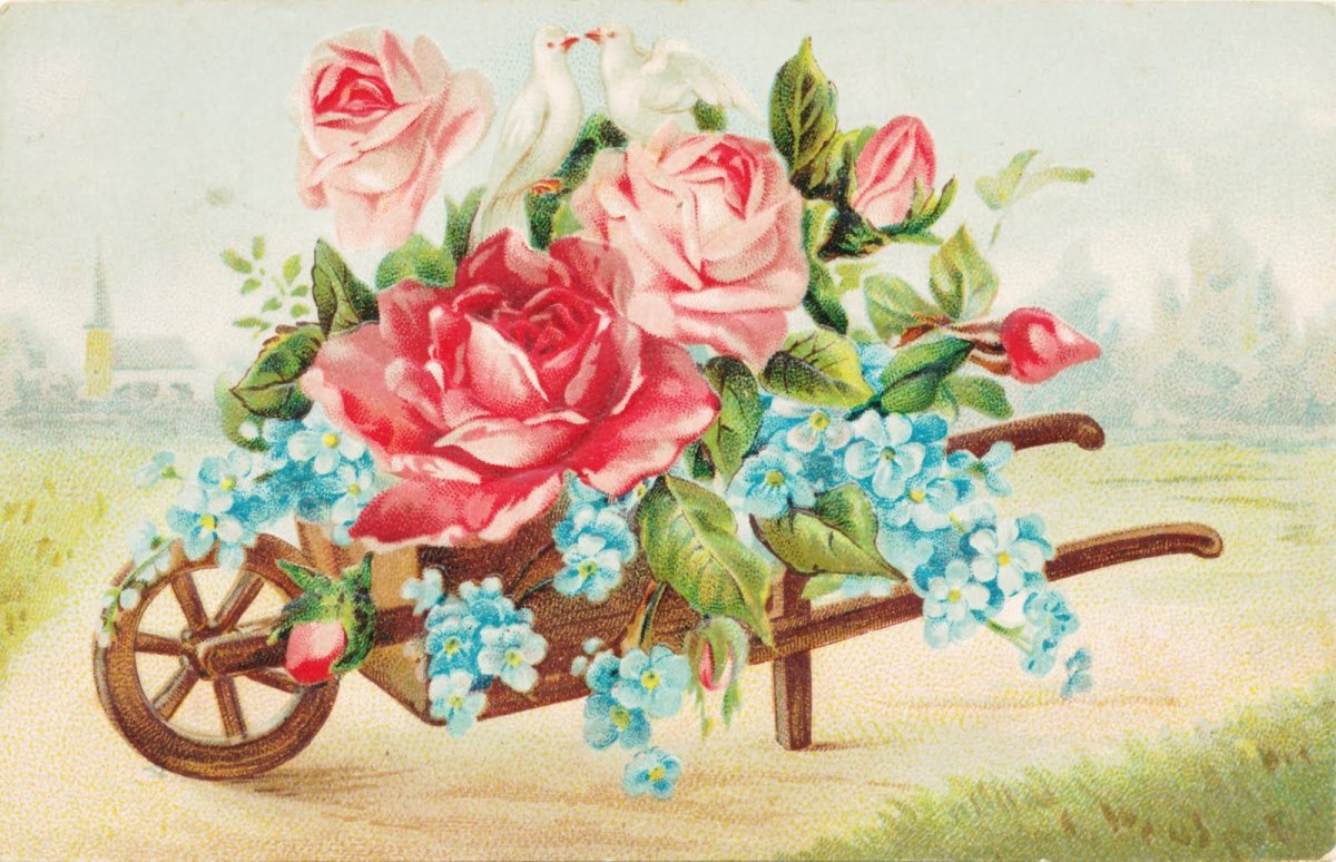 Ретро цветы