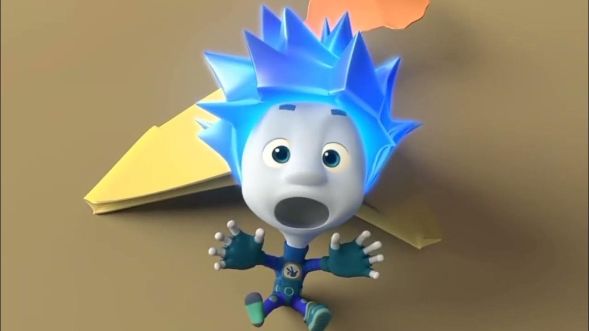 Фиксики Нолик испуганный