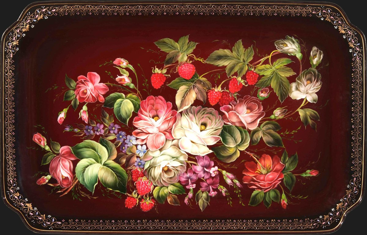 Жостовские подносы Гончарова