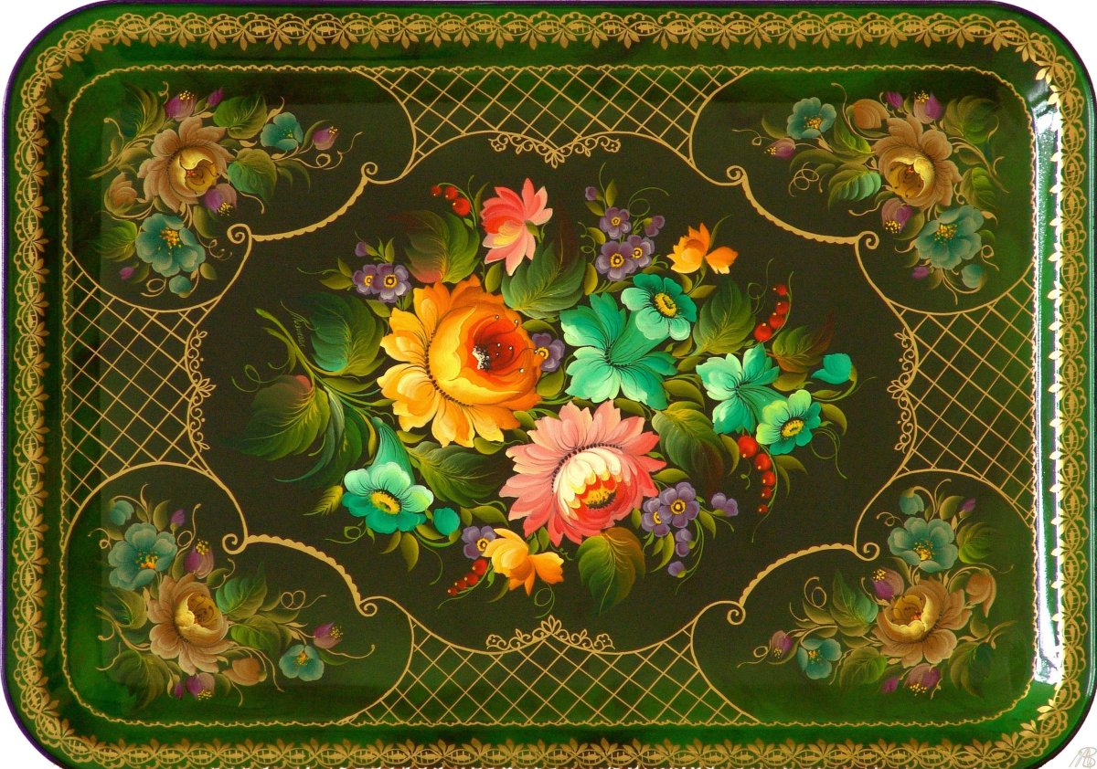 Тагильская Жостовская роспись