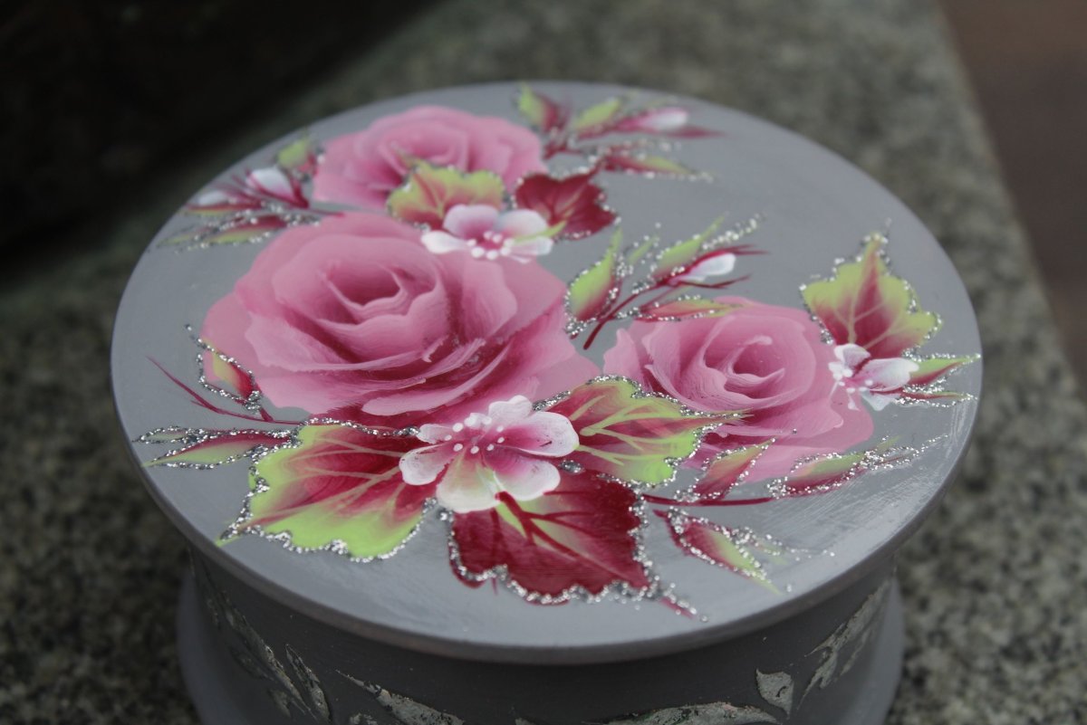 Роспись двойным мазком