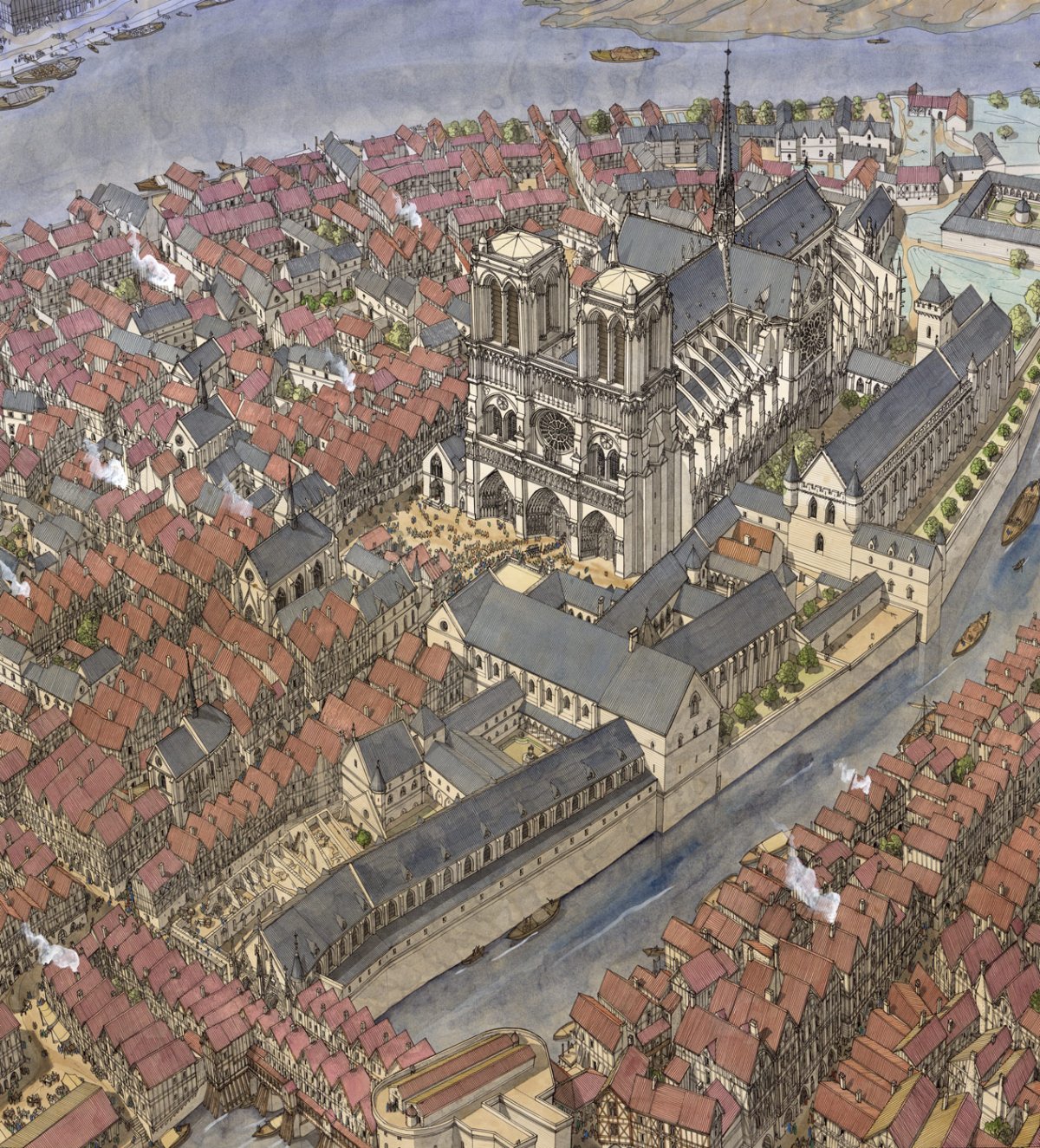 Париж в средневековье