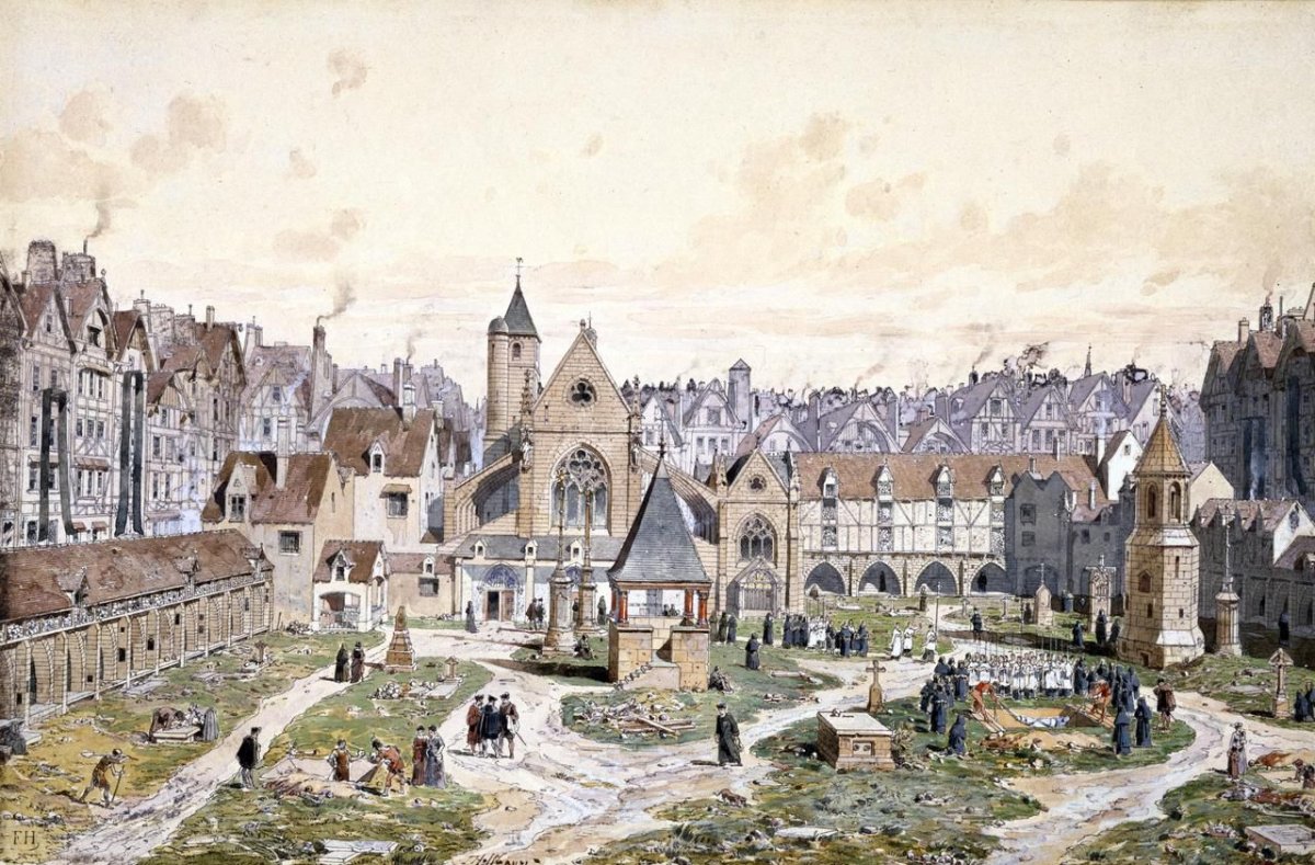 Кладбище невинноубиенных младенцев в Париже