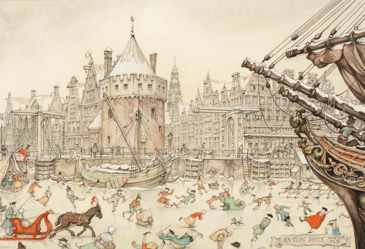 Голландский художник Антон пик