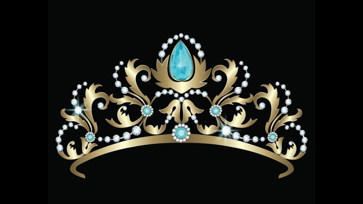 Украшения диадема рисунок красками