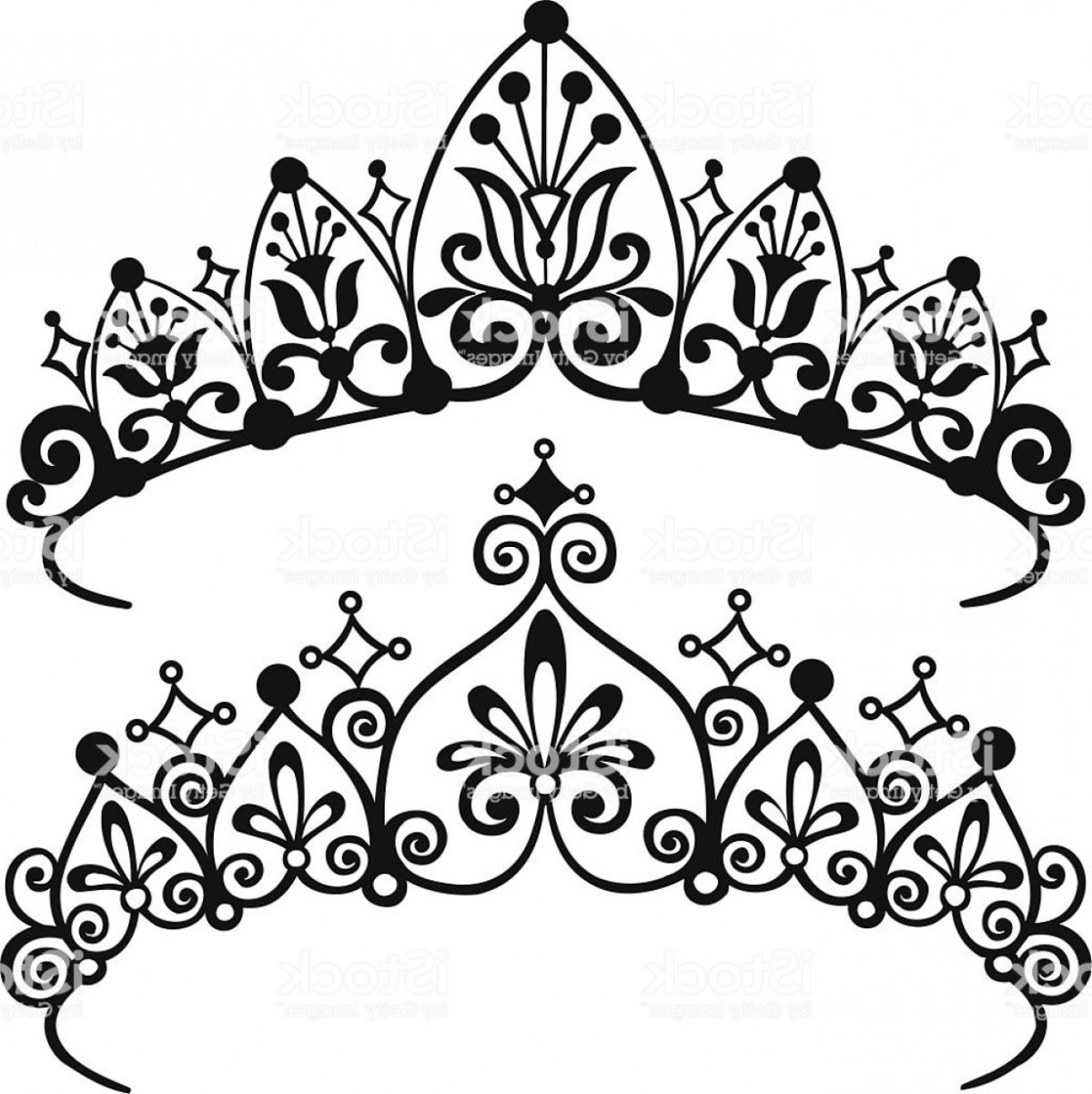 Диадема силуэт